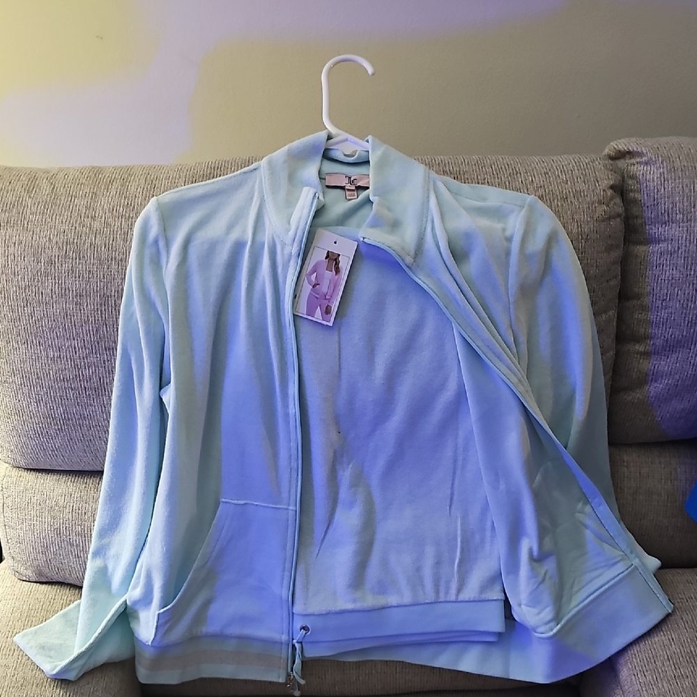 Juicy Couture Blue Jumpsuit with Soft Fabric